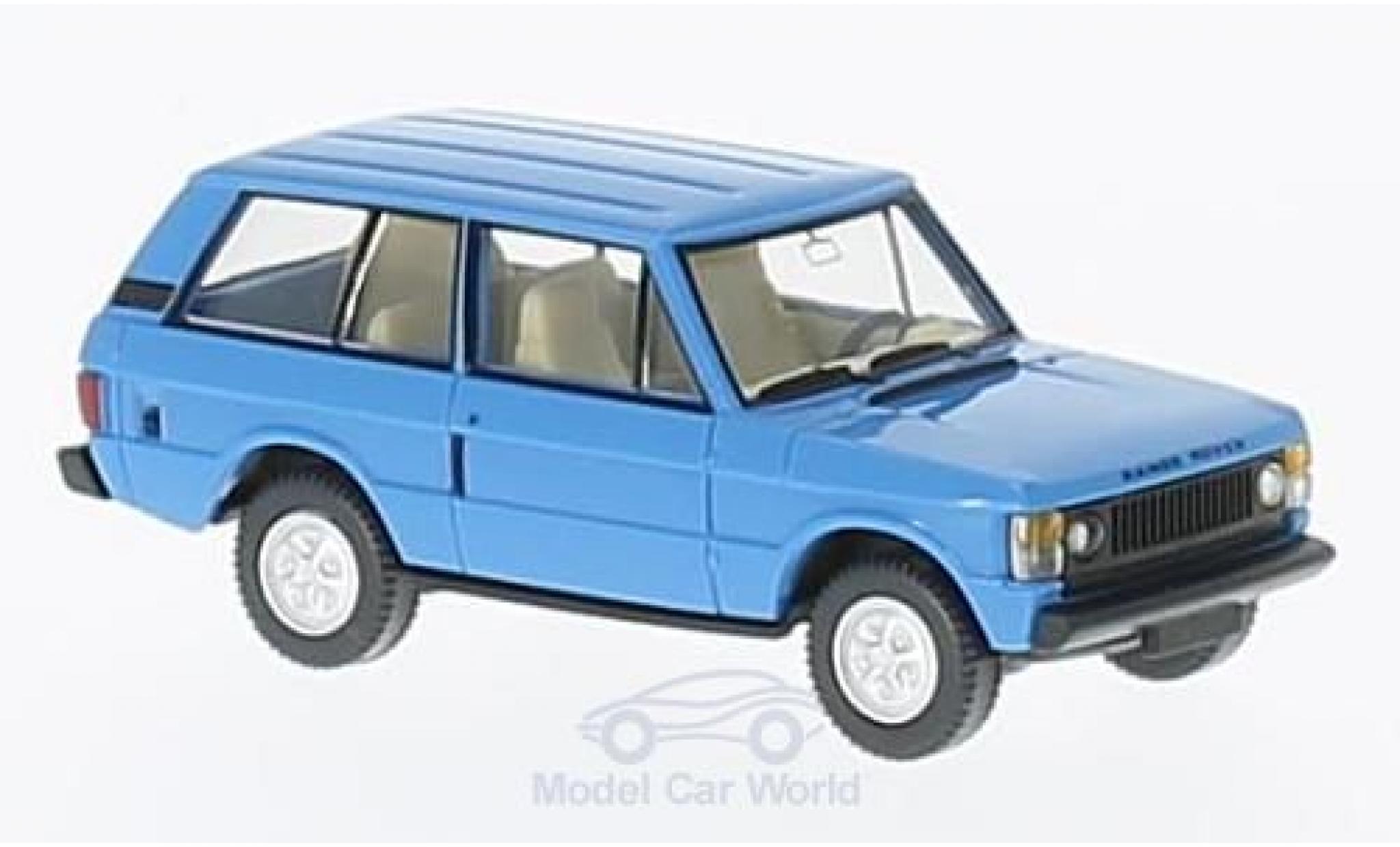 Land Rover Range Rover 1/87 Wiking blauw modelauto