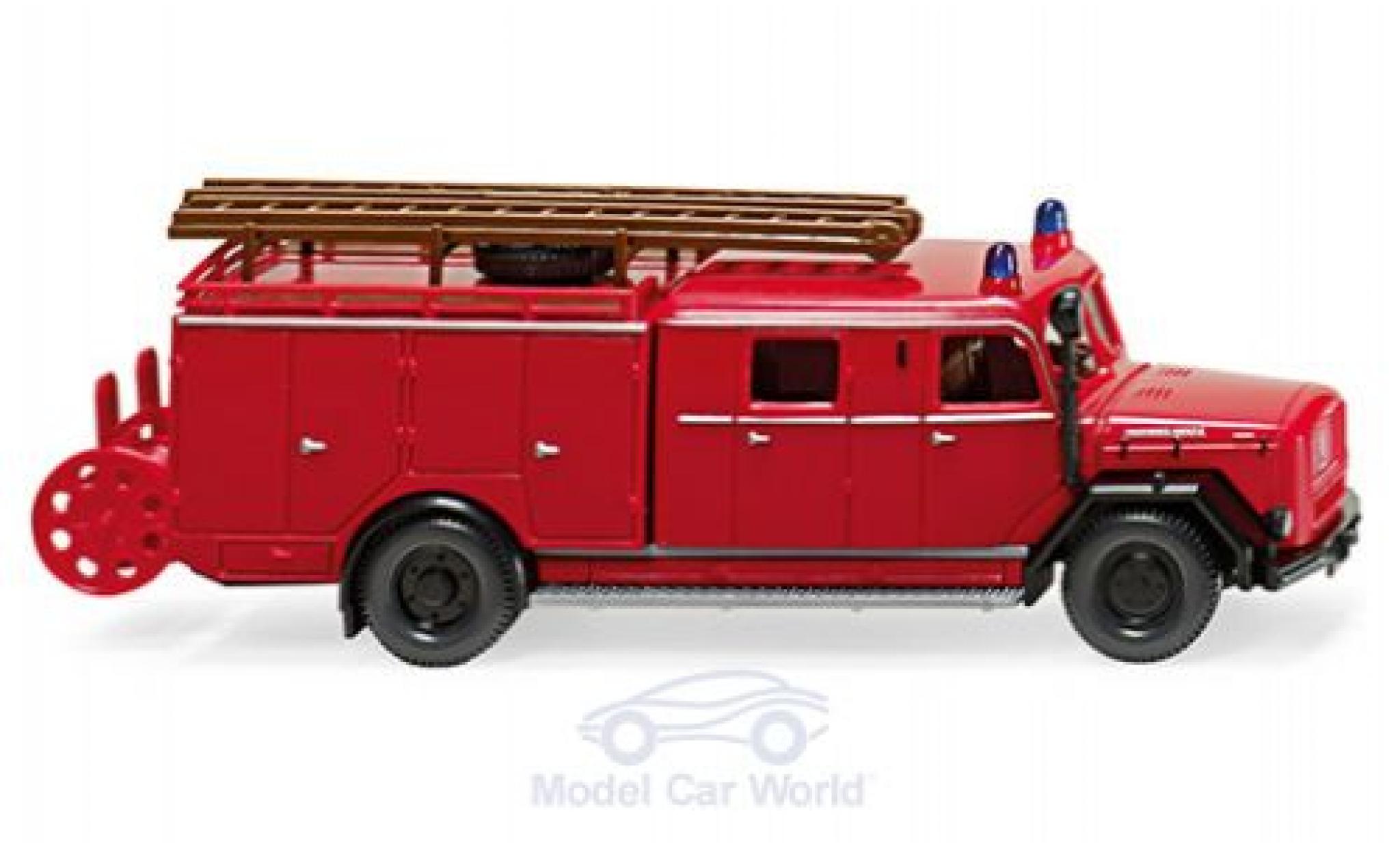 Magirus LF 16 1/87 Wiking Brandweer 1962 modelauto