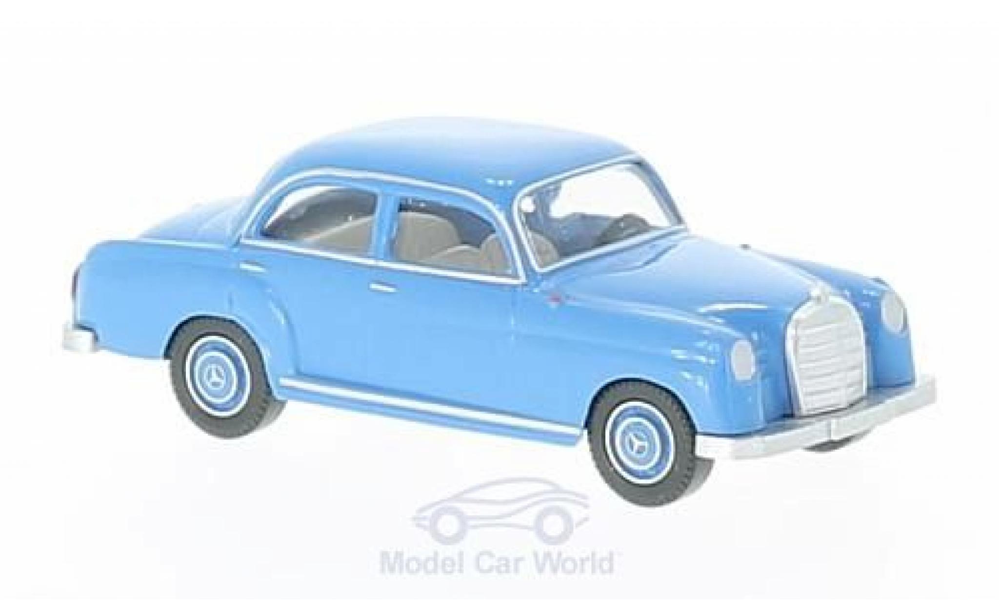 Mercedes 180 1/87 Wiking blauw modelauto