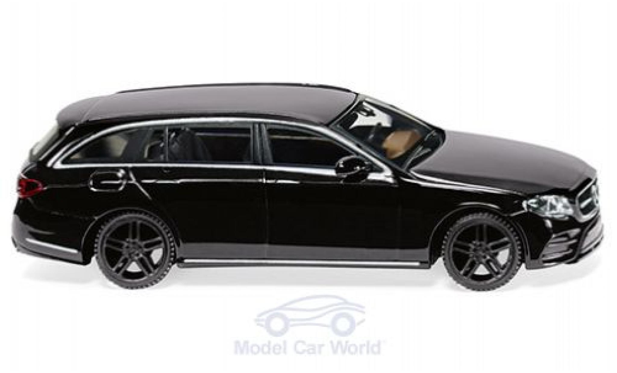Mercedes Classe E 1/87 Wiking AMG (S213) zwart modelauto