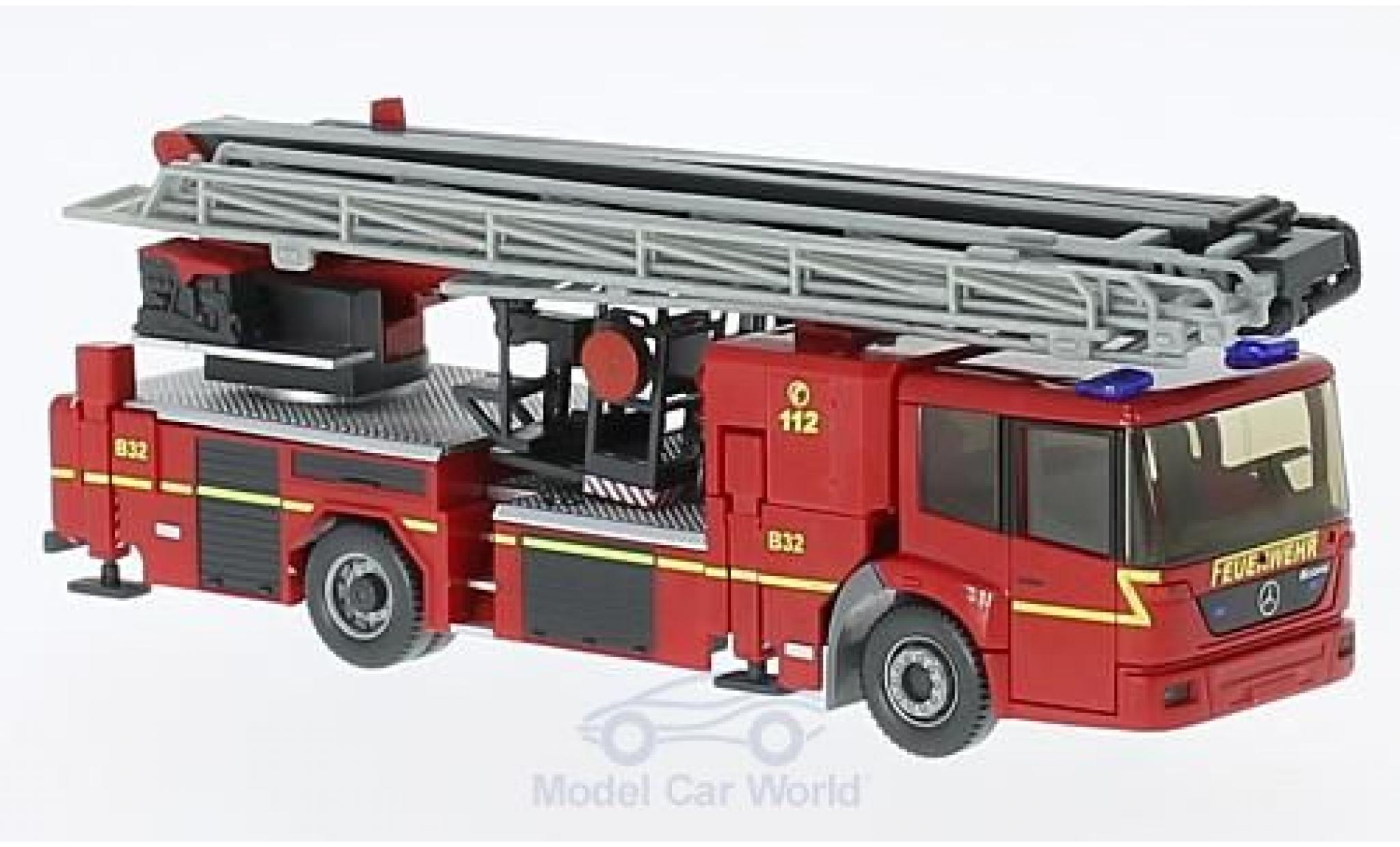 Mercedes Econic 1/87 Wiking Hubrettungsb&uuml;hne Rozenbauer B32 Brandweer modelauto