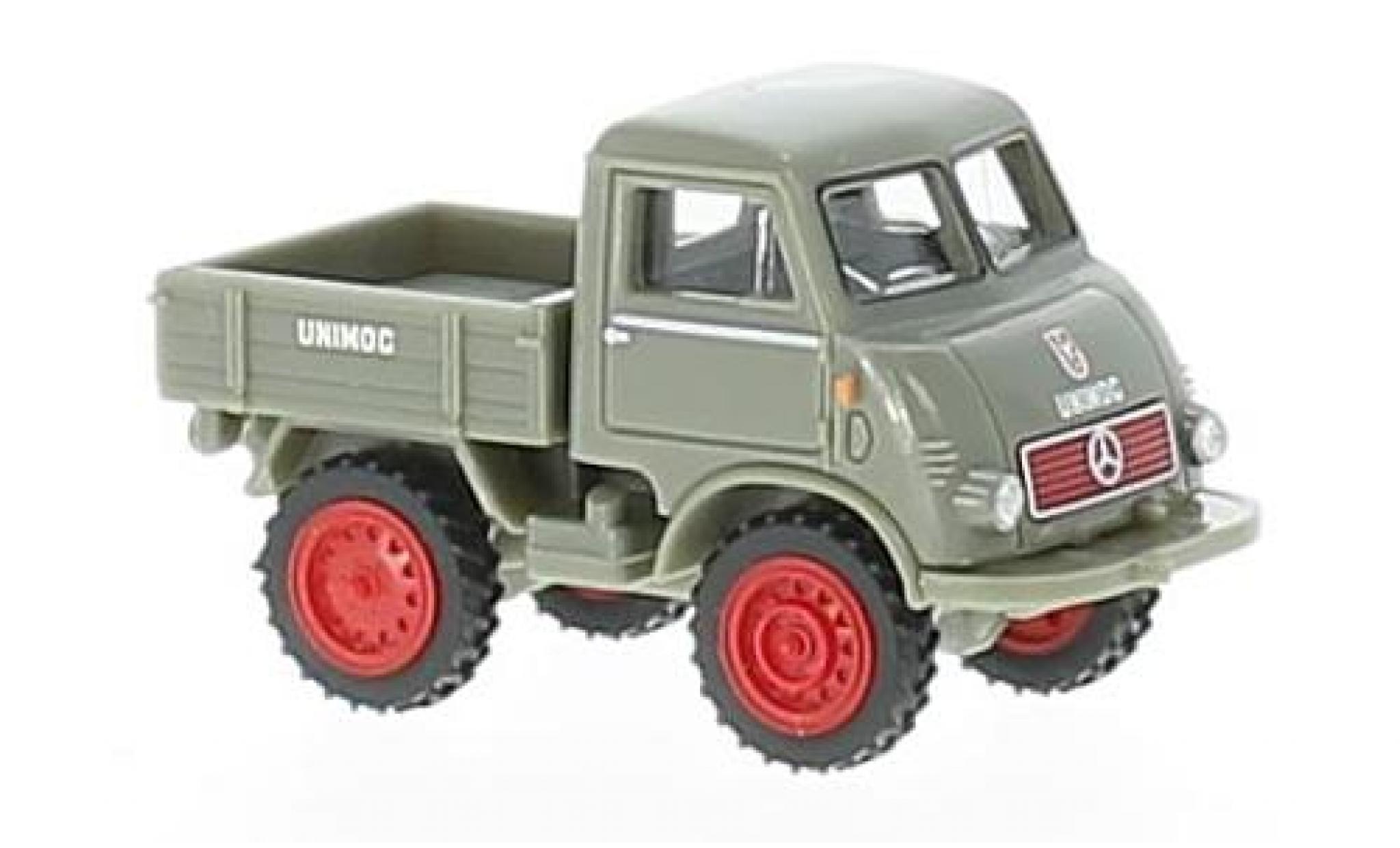 Mercedes Unimog 1/87 Wiking U 401 grijs modelauto