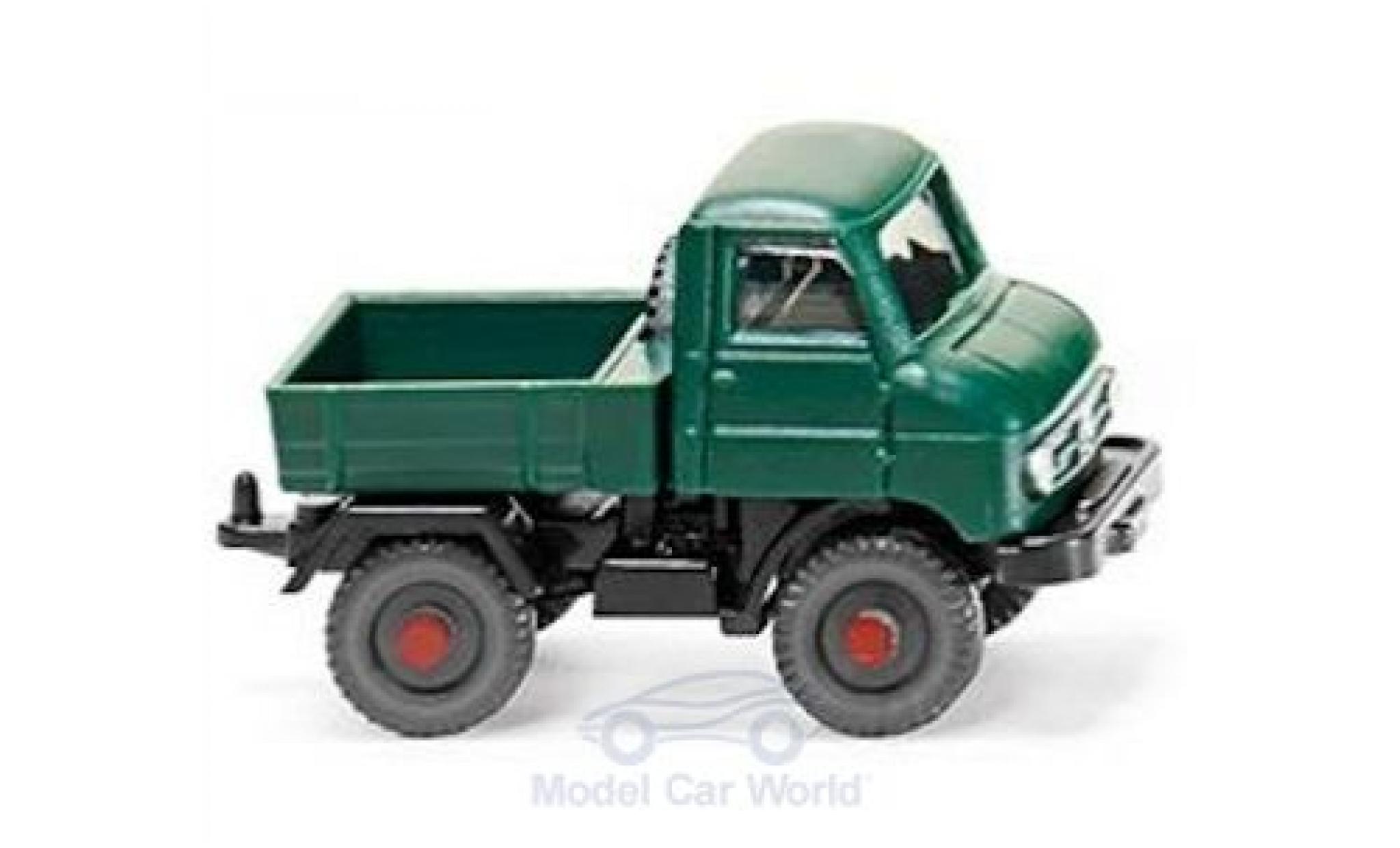 Mercedes Unimog 1/160 Wiking U 411 groen 1956 modelauto