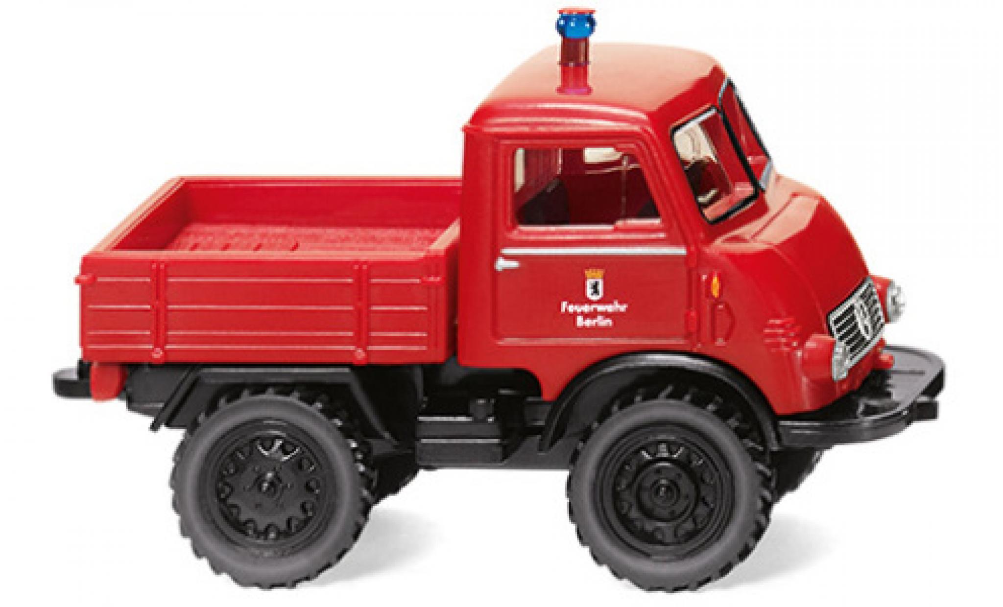 Mercedes Unimog 1/87 Wiking U401 Brandweer 1950 modelauto