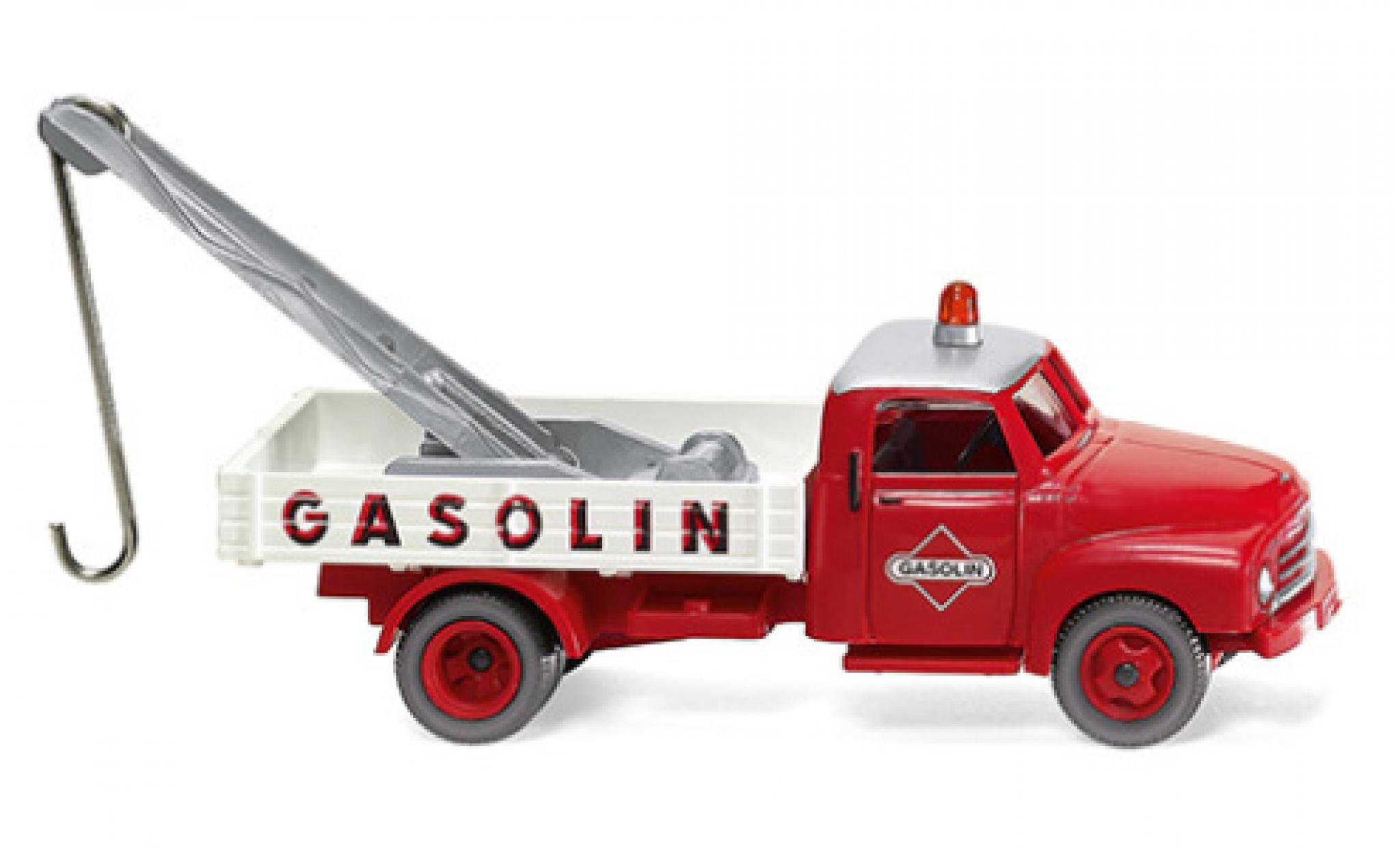 Opel Blitz 1/87 Wiking Gasolin 1952 d&eacute;panneuse modelauto