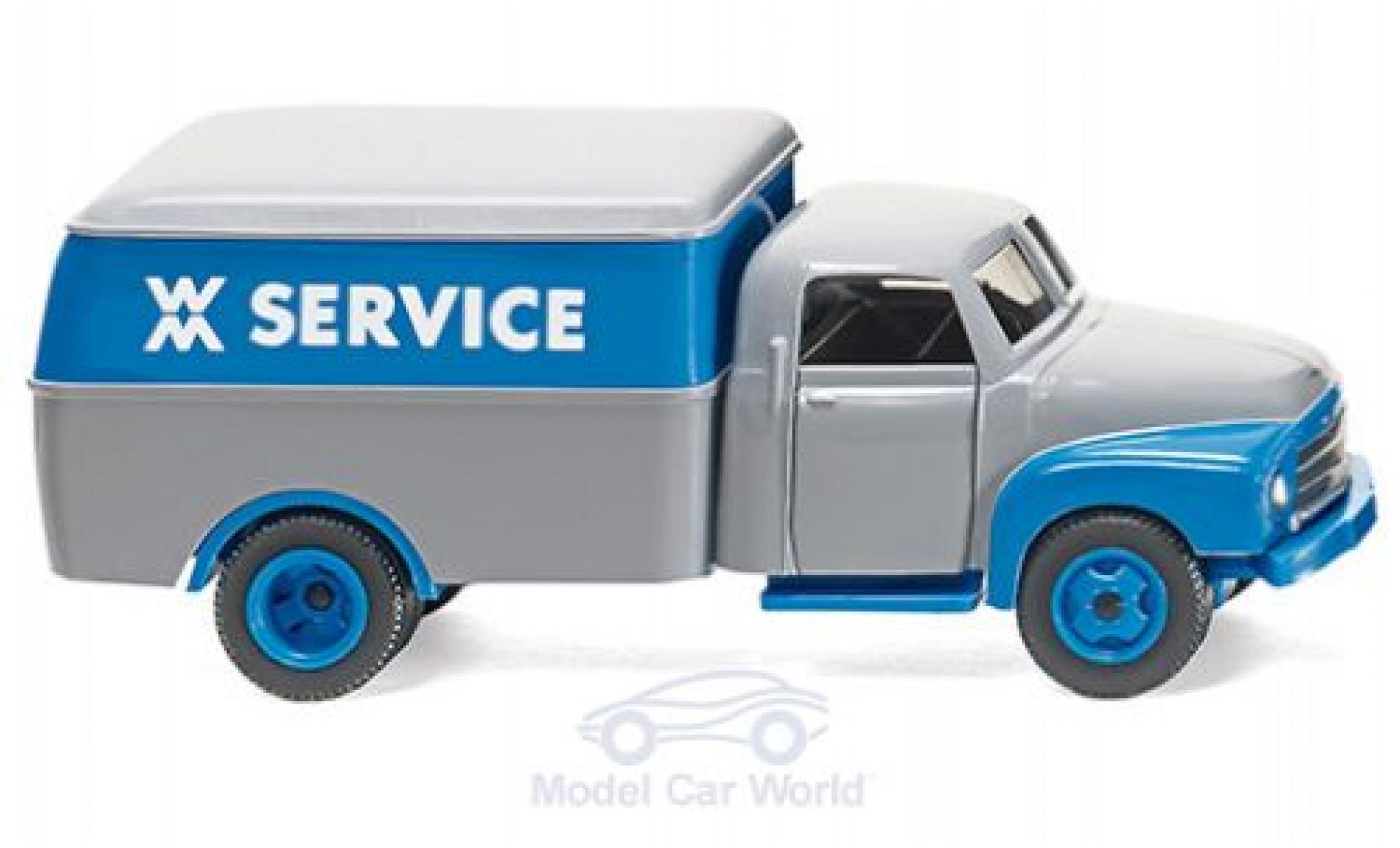 Opel Blitz 1/87 Wiking Bestelwagen WM Service modelauto
