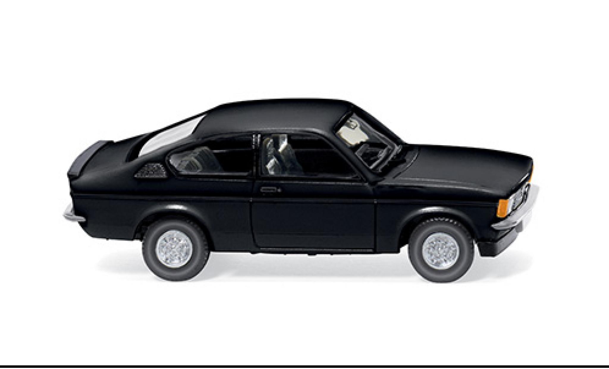 Opel Kadett 1/87 Wiking C GT/E zwart 1977 modelauto