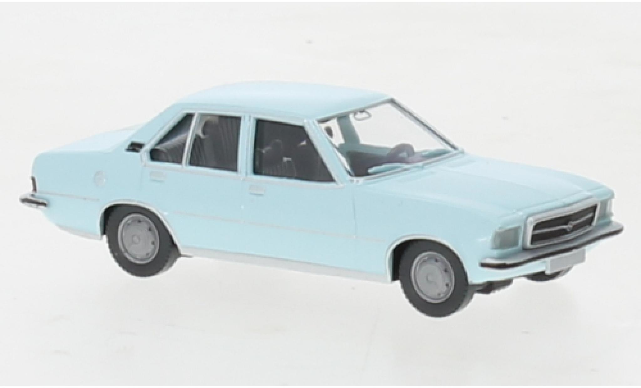 Opel Rekord 1/87 Wiking D blauw 1971 1:87 modelauto