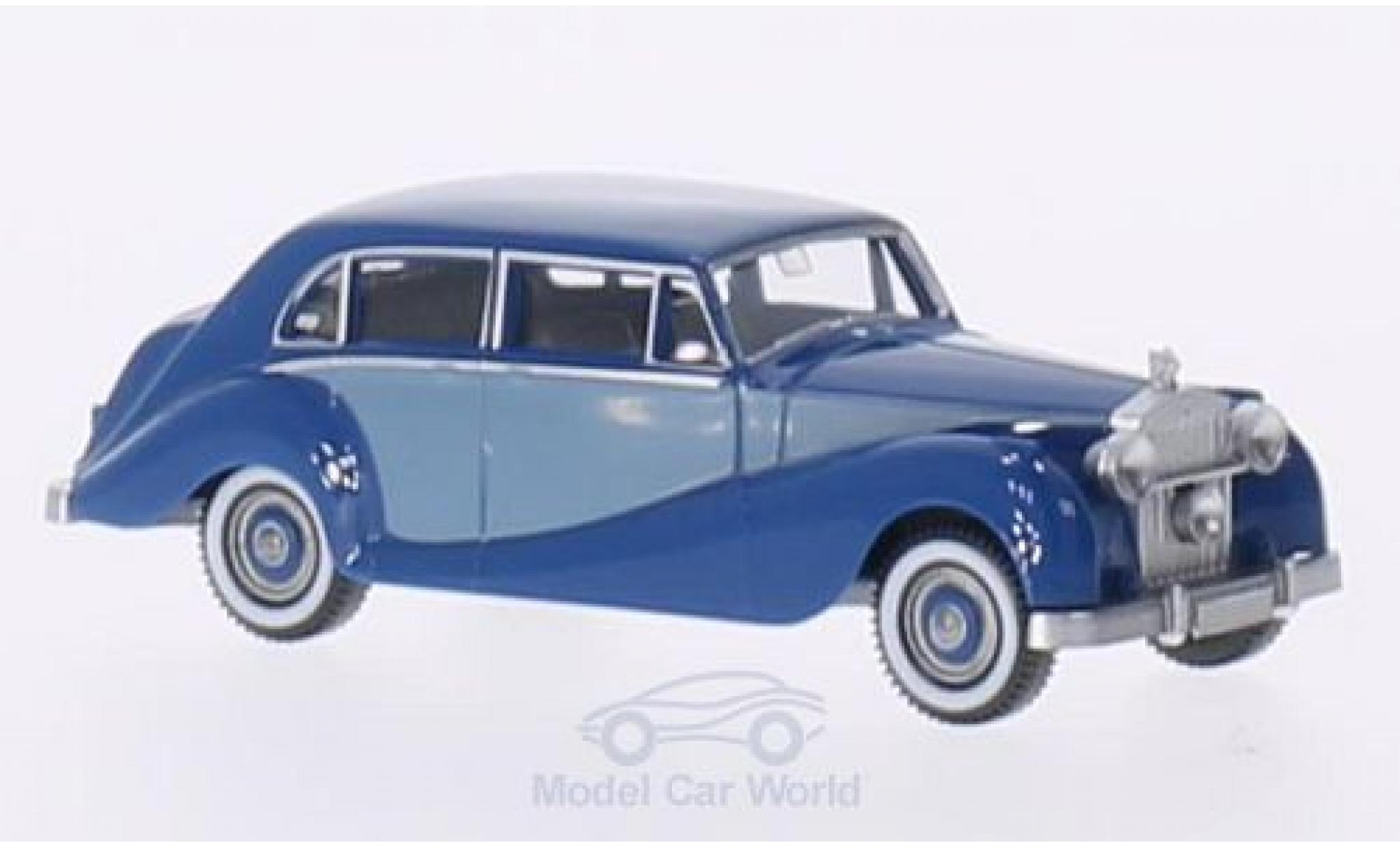 Rolls Royce Silver Wraith 1/87 Wiking blauw/matt-blauw modelauto