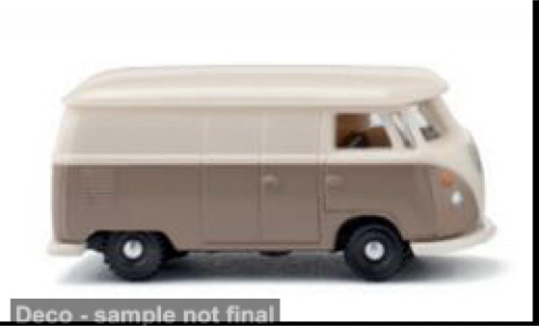 Volkswagen T1 1/160 Wiking Bestelwagen bruin/beige 1963 1:160 modelauto