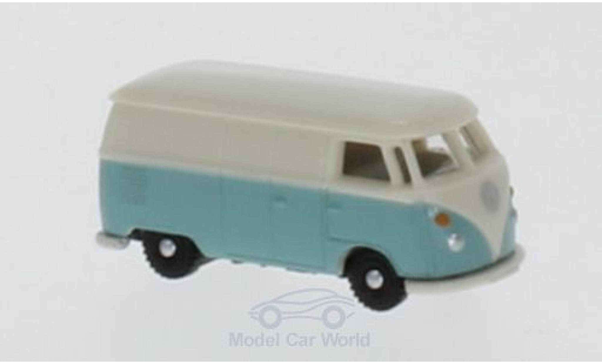 Volkswagen T1 A 1/160 Wiking Bestelwagen t&uuml;rkis/wit modelauto