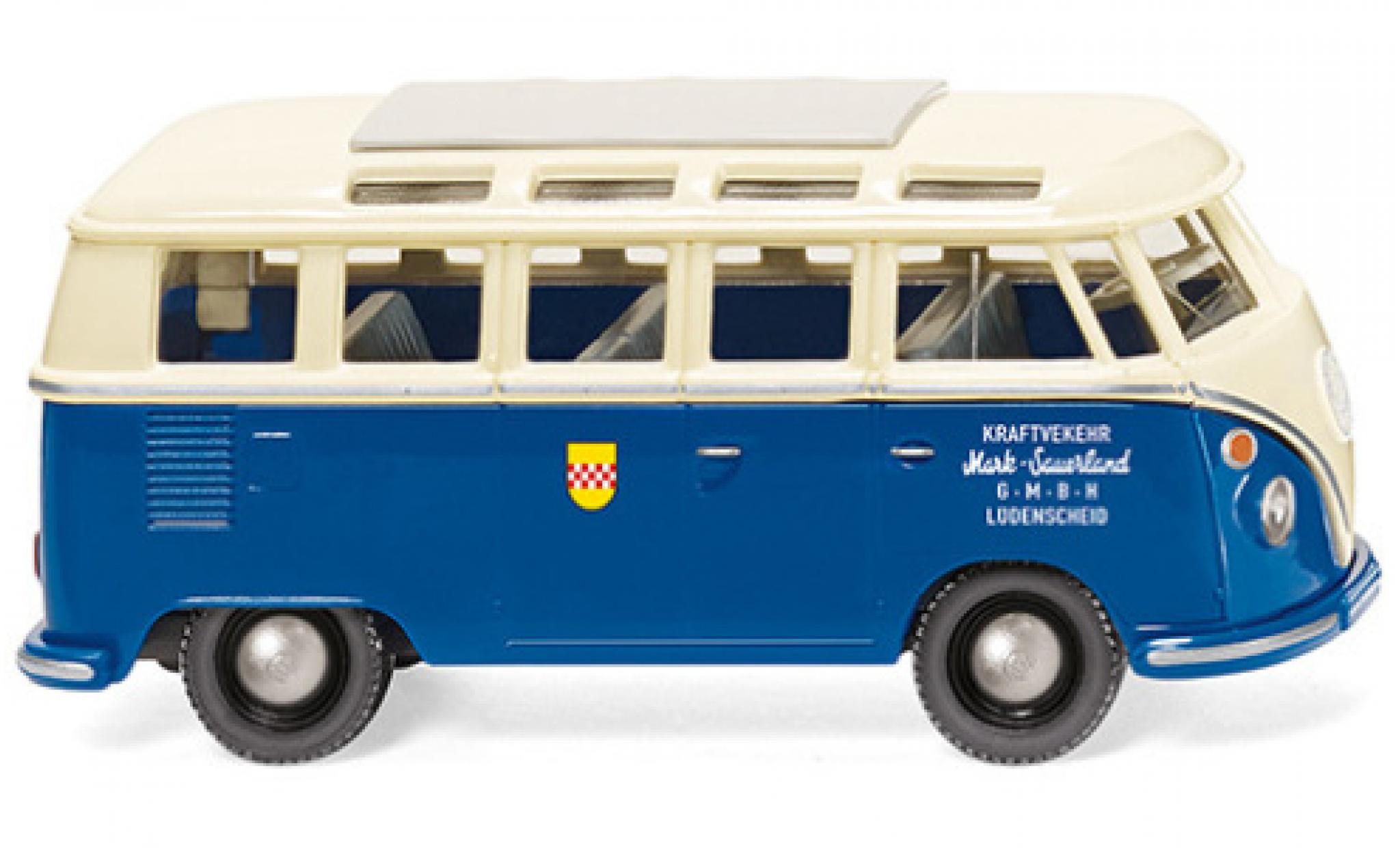 Volkswagen T1 1/87 Wiking Sambabus Mark Sauerland 1963 modelauto