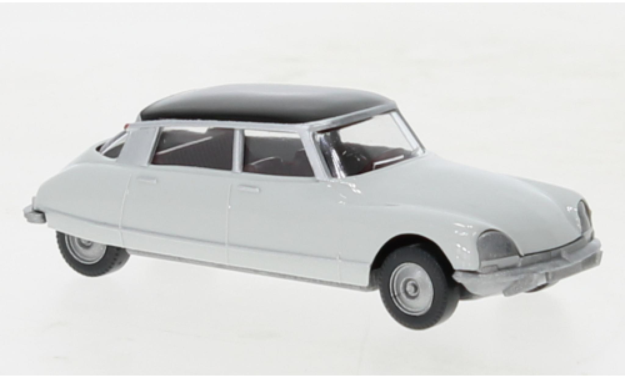 Citroen DS 1/87 Wiking Pallas grijs clair/zwart 1956 modelauto