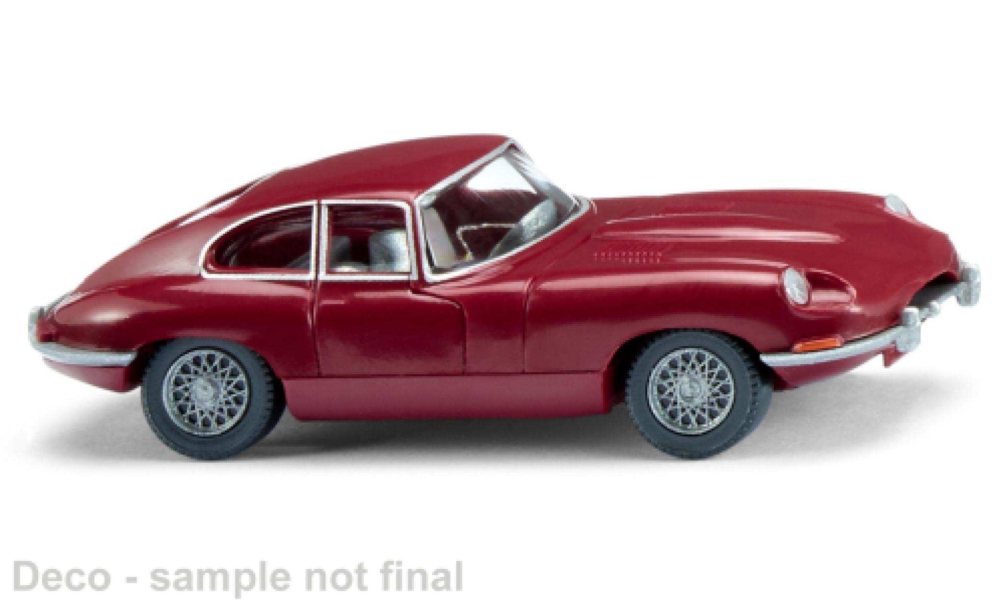 Jaguar E-Type 1/87 Wiking rood fonc&eacute; modelauto