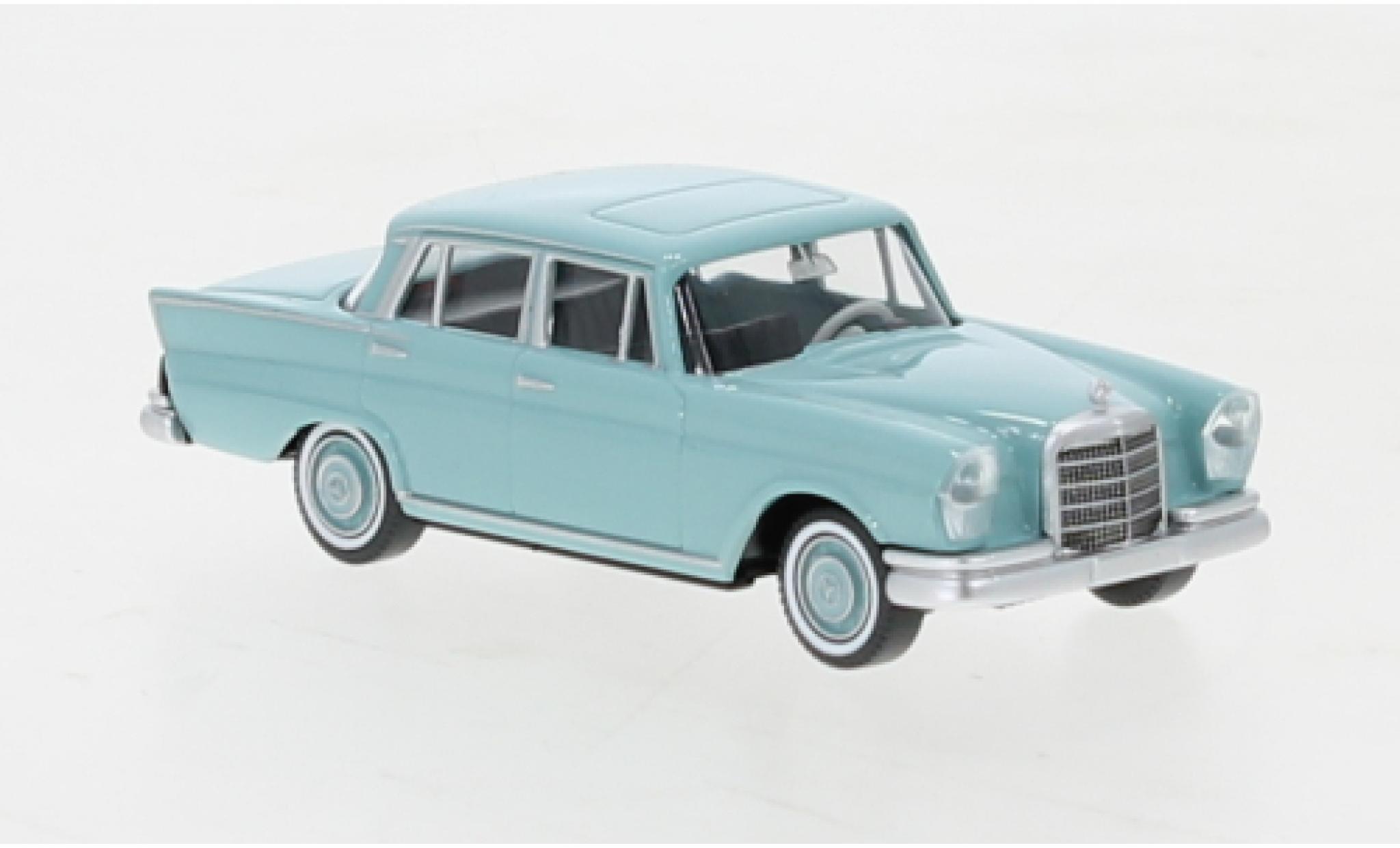 Mercedes 220 1/87 Wiking S turquoise 1961 modelauto