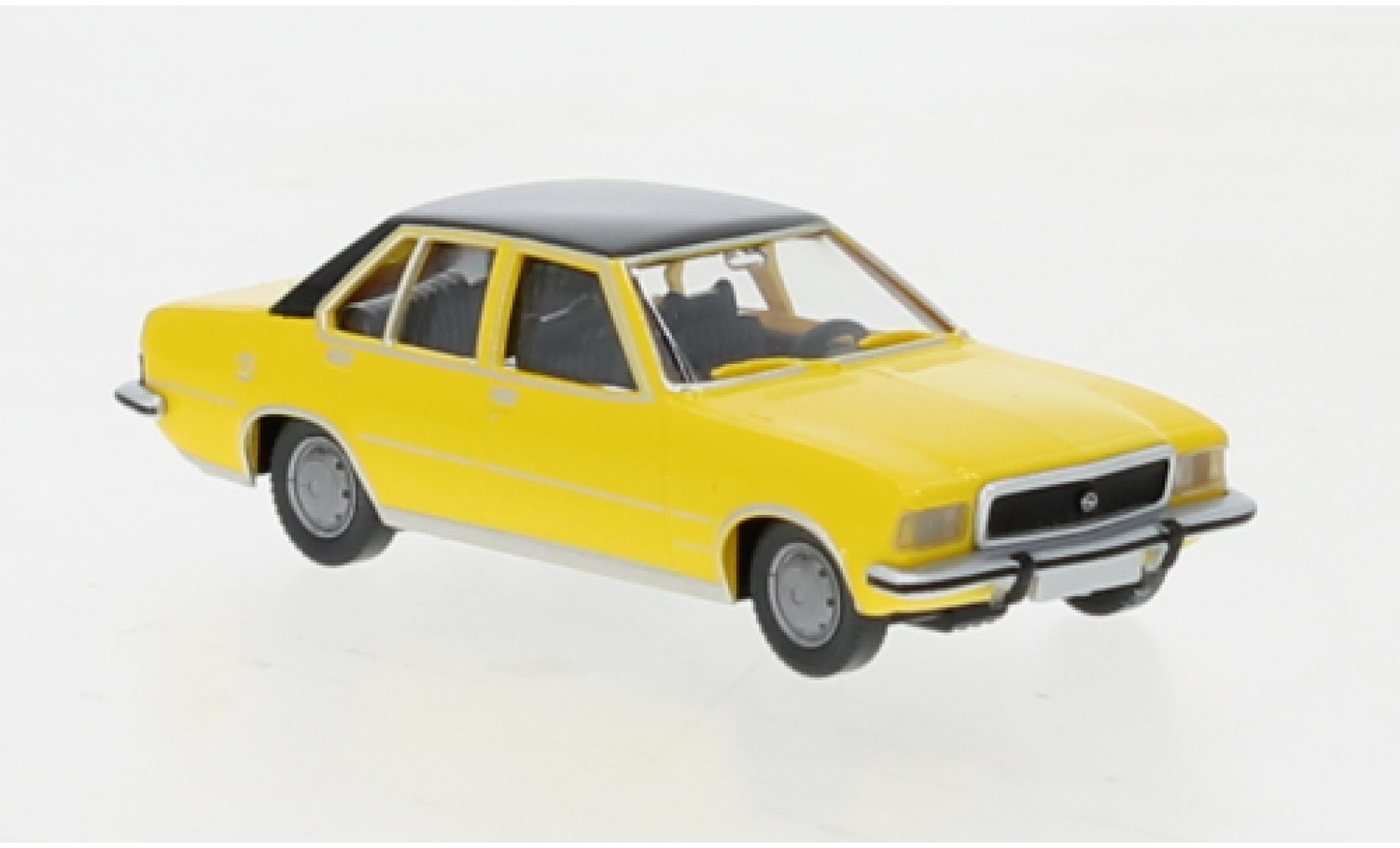 Opel Commodore 1/87 Wiking B geel/zwart 1972 modelauto