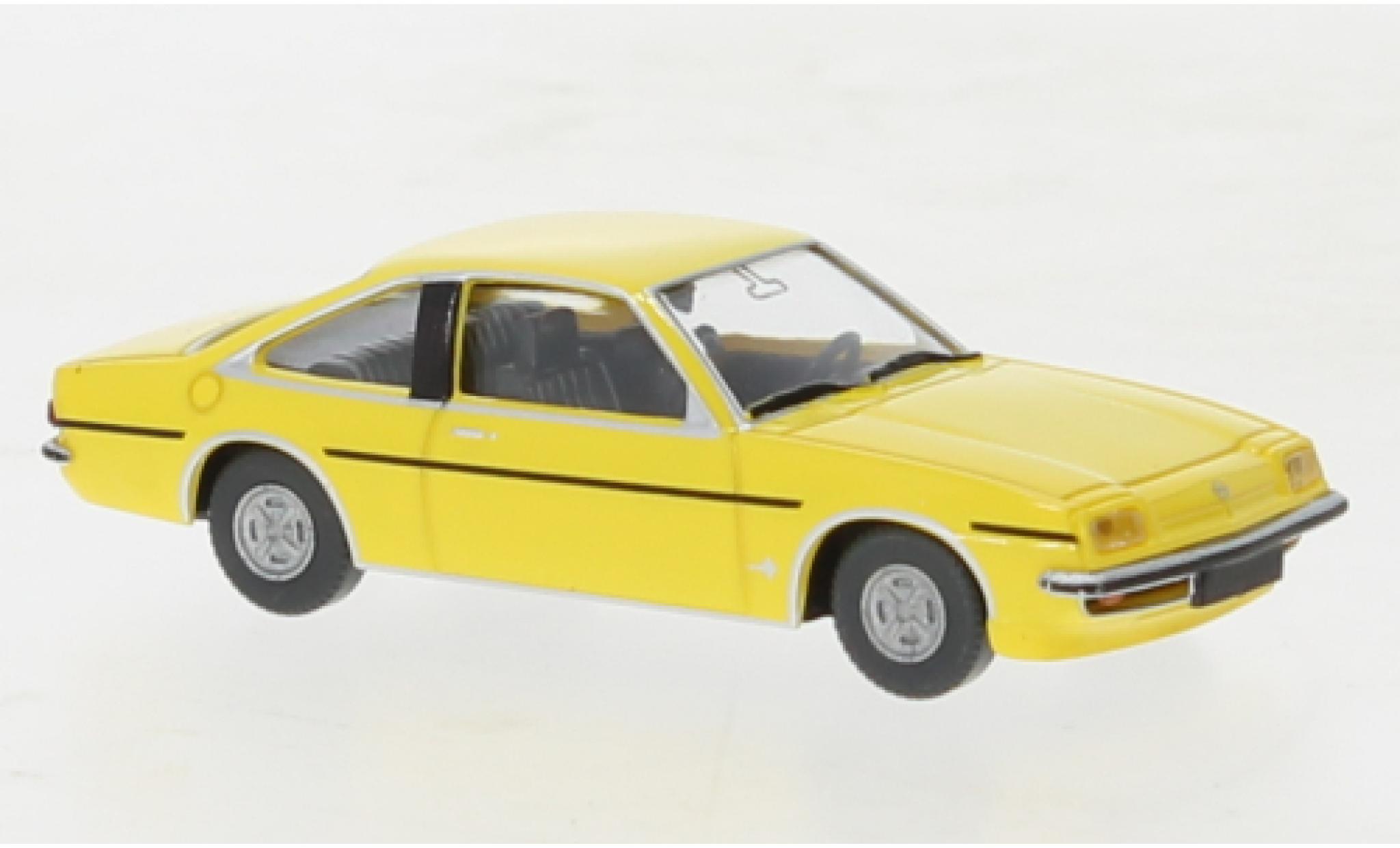 Opel Manta 1/87 Wiking B geel clair 1975 modelauto