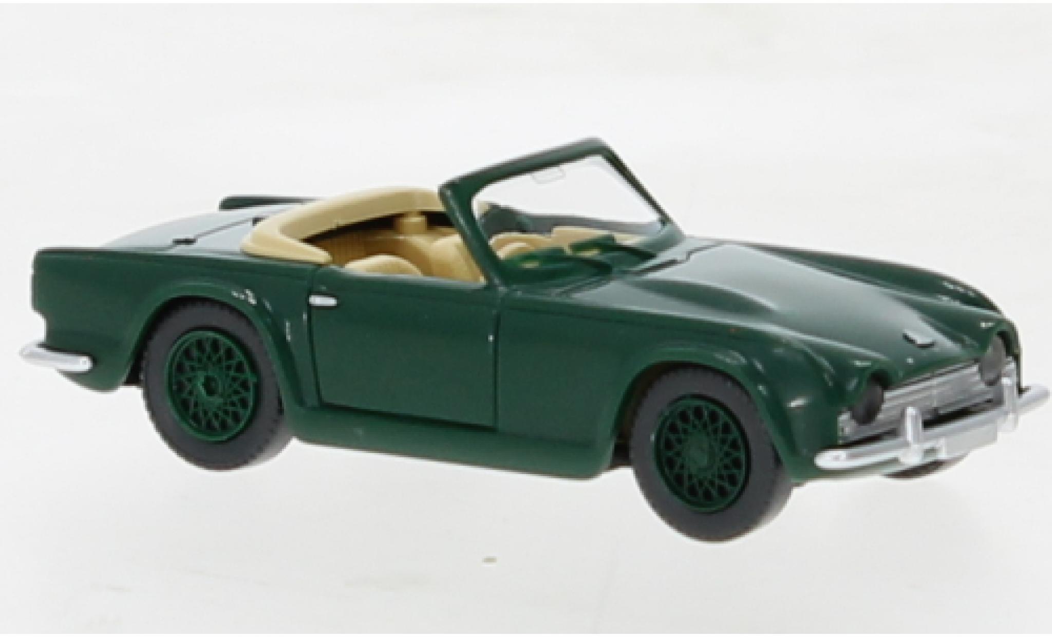 Triumph TR4 1/87 Wiking groen fonc&eacute; 1961 modelauto