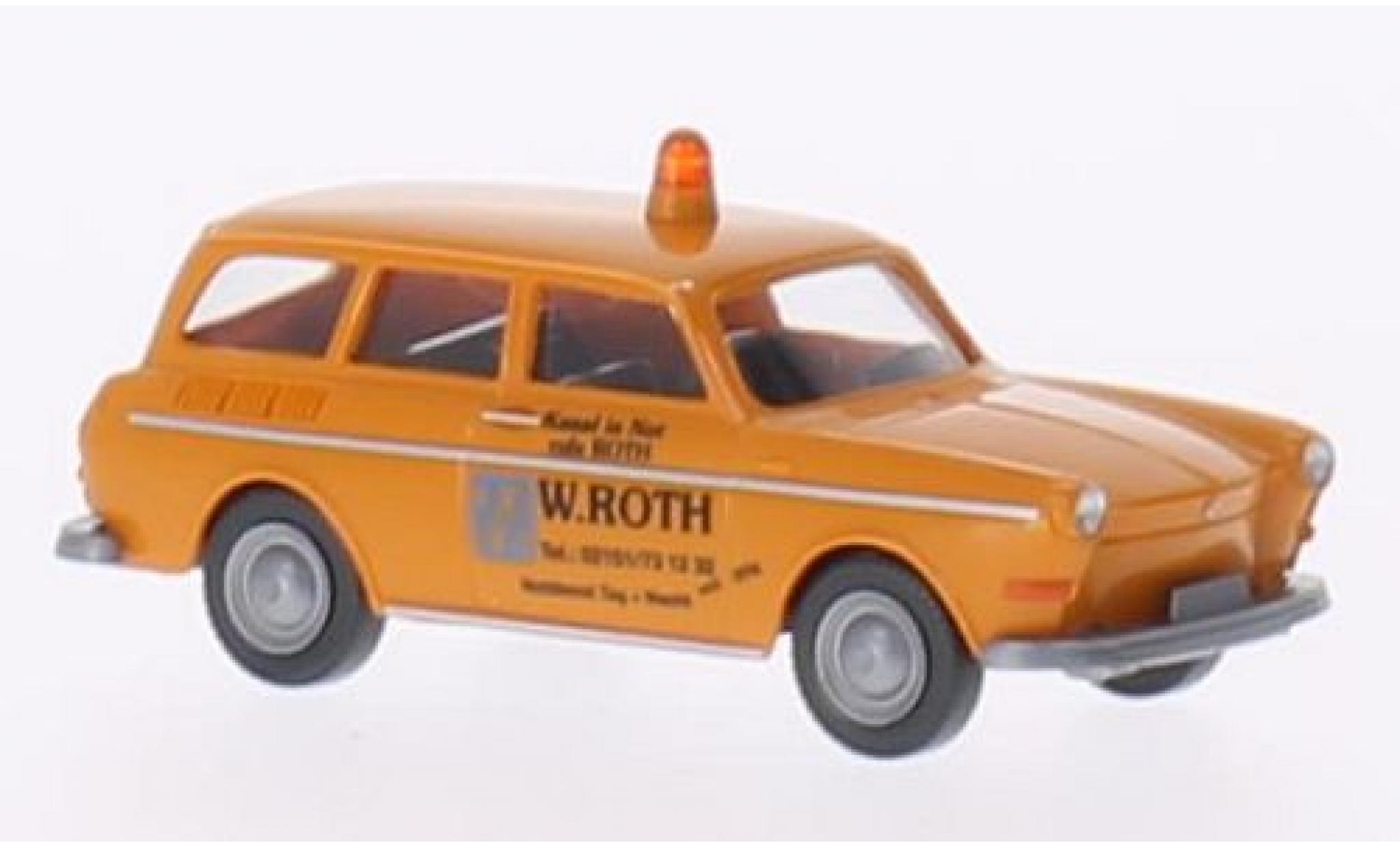 Volkswagen 1600 1/87 Wiking Variant W.Roth modelauto
