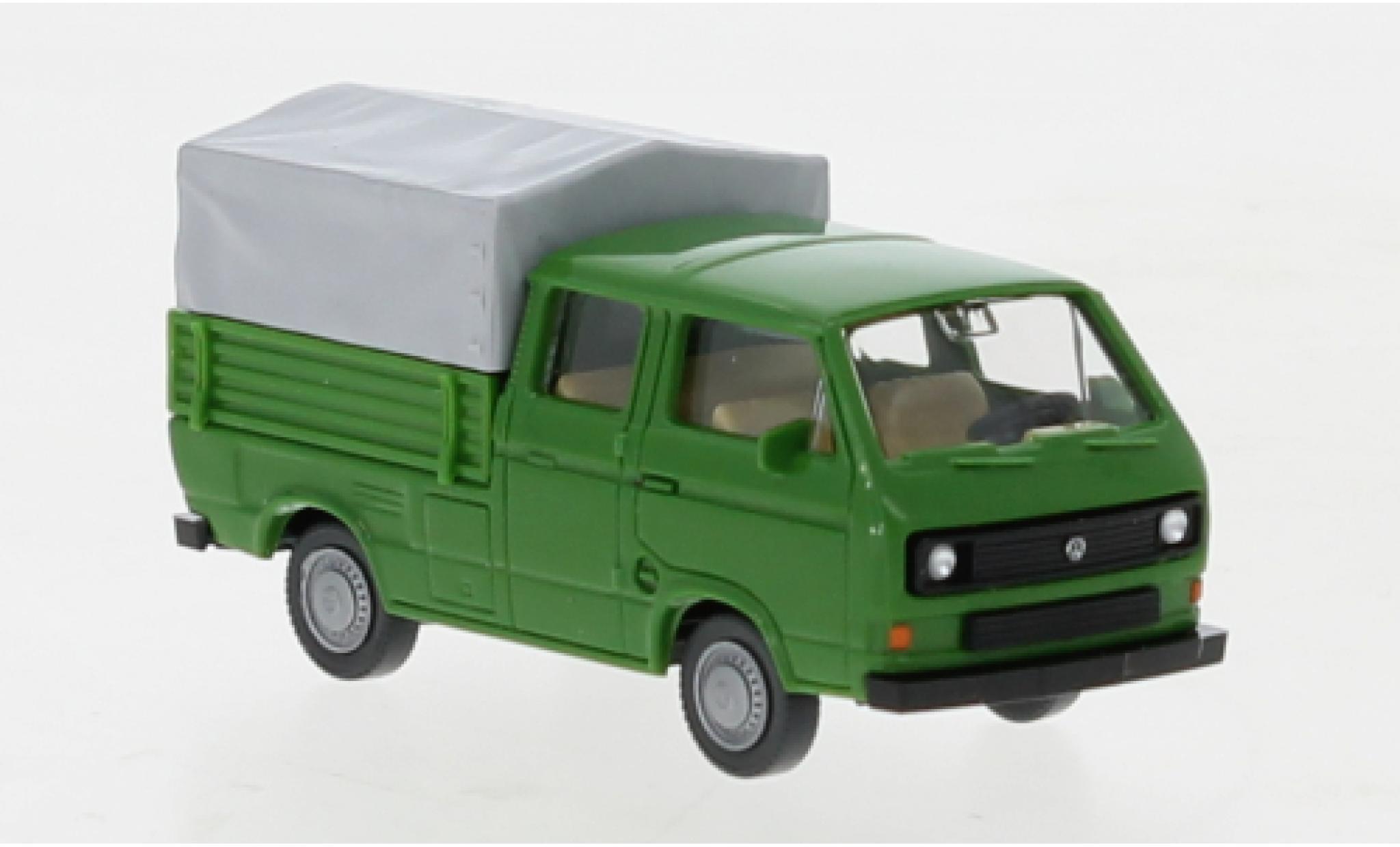 Volkswagen T3 1/87 Wiking Doppelkabine groen 1979 modelauto
