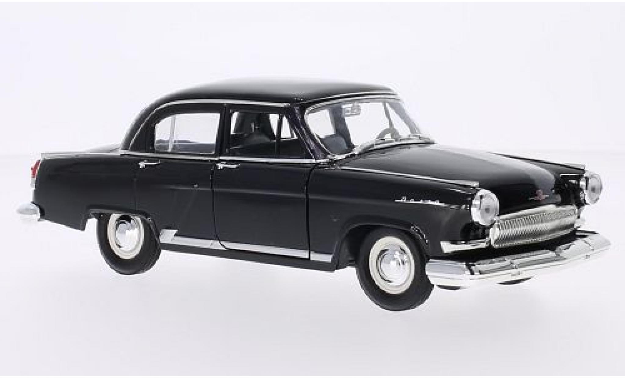 Gaz M21 1/24 Lucky Die Cast Wolga / GAZ zwart Lucky Die Cas 1:24 modelauto