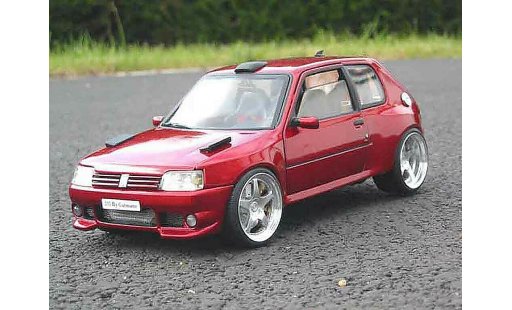 Peugeot 205 GTI 1/18 Solido Dimma preparation tuning modelauto