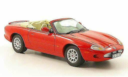 Jaguar XKR Cabriolet 1/43 Vitesse (X100) rood LHD 1998 modelauto