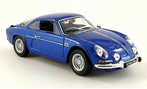 Alpine A110 1600 s 1/18 Maisto blauw 1971 modelauto
