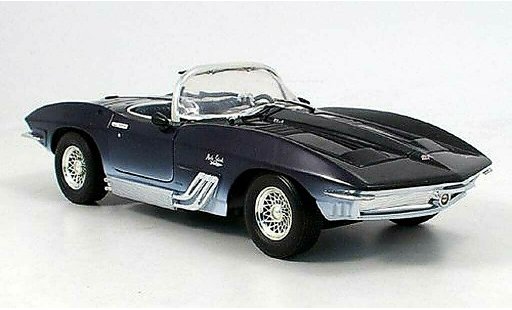 Chevrolet Corvette Convertible 1/18 Motormax C1 Mako blauw 1961 modelauto