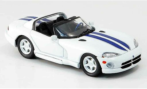 Dodge Viper RT 10 1/43 Eagle wit avec blauwn strepen 1996 modelauto