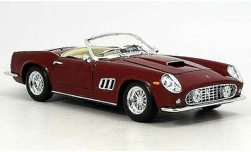 Ferrari 250 GT California 1/18 Hot Wheels rood 1962 modelauto