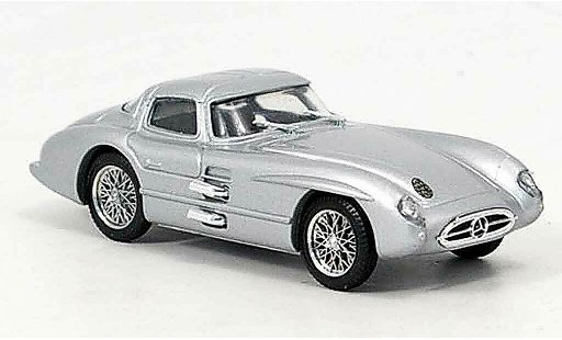 Mercedes 300 Coupe 1/43 Brumm grijs metallic 1955 modelauto