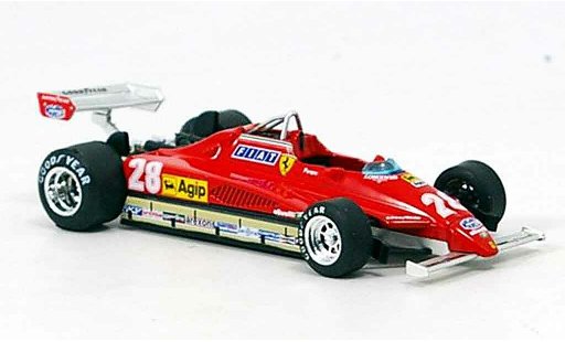 Ferrari 126 C2 1/43 Brumm no.28 d.pironi gp san marino modelauto