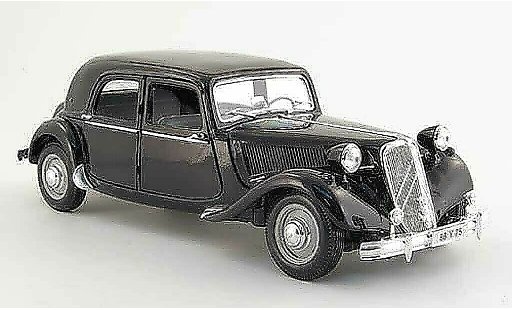 Citroen Traction 15 1/18 Maisto cv zwart 1952 modelauto