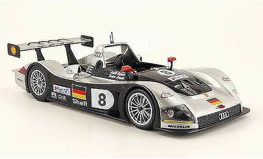 Audi R8 LMP r tronic 1/18 Maisto Le Mans rr no.8 team joest 1999 modelauto