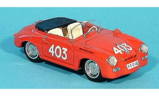 Porsche 356 1952 1/43 Brumm Speedster No.403 Mille Miglia modelauto