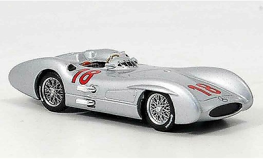Mercedes W 196 Base 1/43 Brumm C No.18 J.M.Fangio GP Frankreich 1954 modelauto
