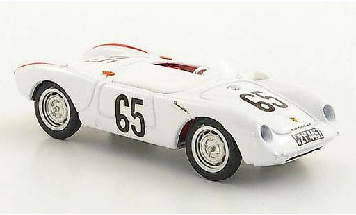 Porsche 550 1955 1/43 Brumm No.65 olijfgroenier / Jeser 24h Le Mans modelauto