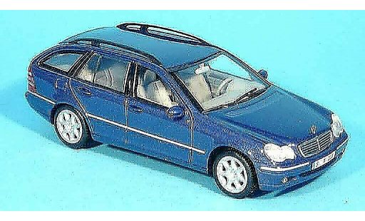 Mercedes Classe C T-Modell 1/43 Minichamps T Modell blauw modelauto