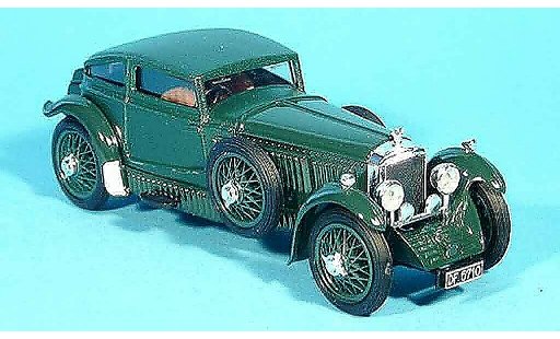 Bentley Speed 6 berline 1/43 Brumm Barnato groen 1928 modelauto