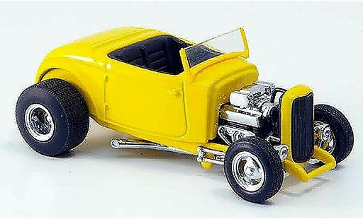 Ford 1932 Hot Rod 1/43 Eagle Street geel zwartes Interieur modelauto