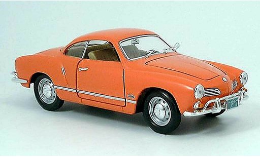 Volkswagen Karmann Ghia Base 1/18 Yat Ming Ghia oranje 1966 modelauto