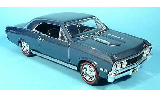Chevrolet Chevelle SS 1/18 Motormax 1967 SS396 blauw modelauto
