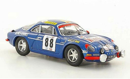 Alpine A110 1600 s 1/43 Trofeu No.88 J.P.Nicolas / J.Todt TAP Rally 1971 modelauto