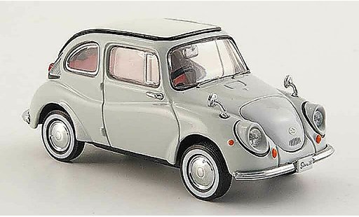 Subaru 360 Base 1/43 Ebbro grijs 1963 modelauto