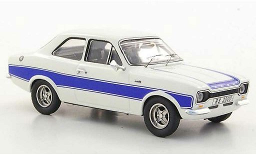 Ford Escort RS 2000 1/43 Trofeu MkI wit/blauw RHD modelauto