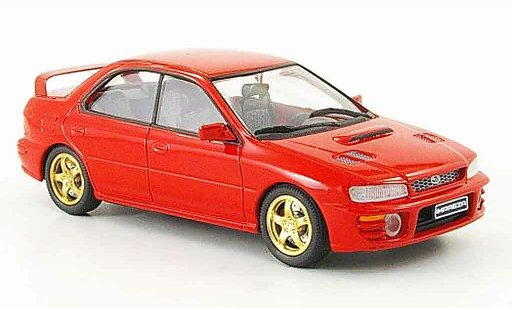 Subaru Impreza Base 1/43 Trofeu rood modelauto