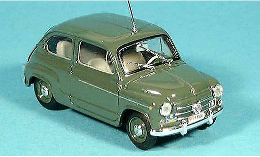 Fiat 600 D 1/43 Brumm politie Zivilstreife 1960 modelauto