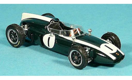 Cooper T53 course 1/43 Brumm No.1 J.Brabham winnaar GP Groot-Brittanni&Atilde;&laquo; 1960 modelauto