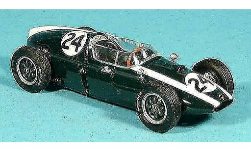 Cooper T51 course 1/43 Brumm No.24 J.Brabham winnaar GP Monaco 1959 modelauto